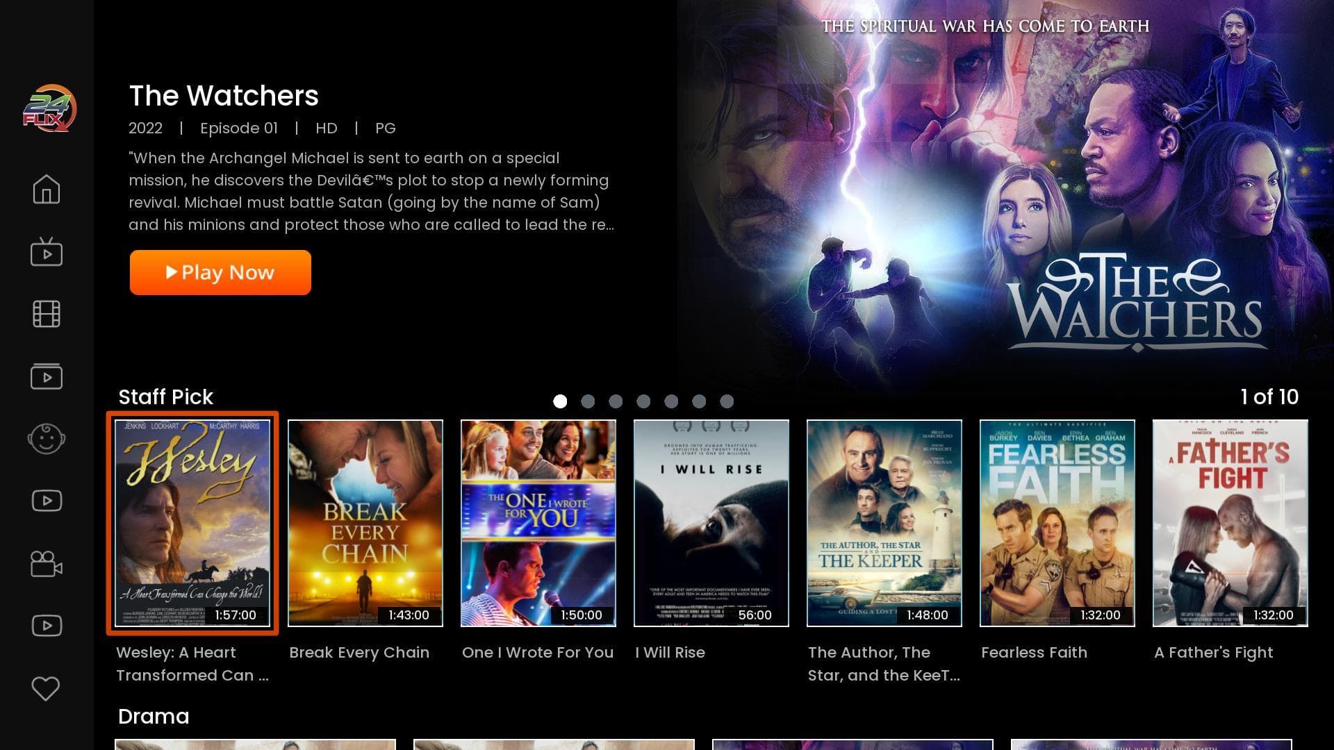 Smart TV Apps — Roku / Fire TV / Tizen / Android TV