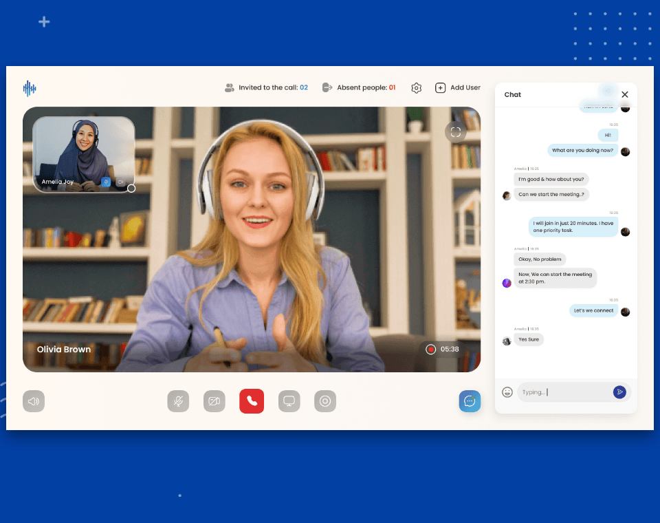 Unified Voice, Video & Messaging Platform (WebRTC)