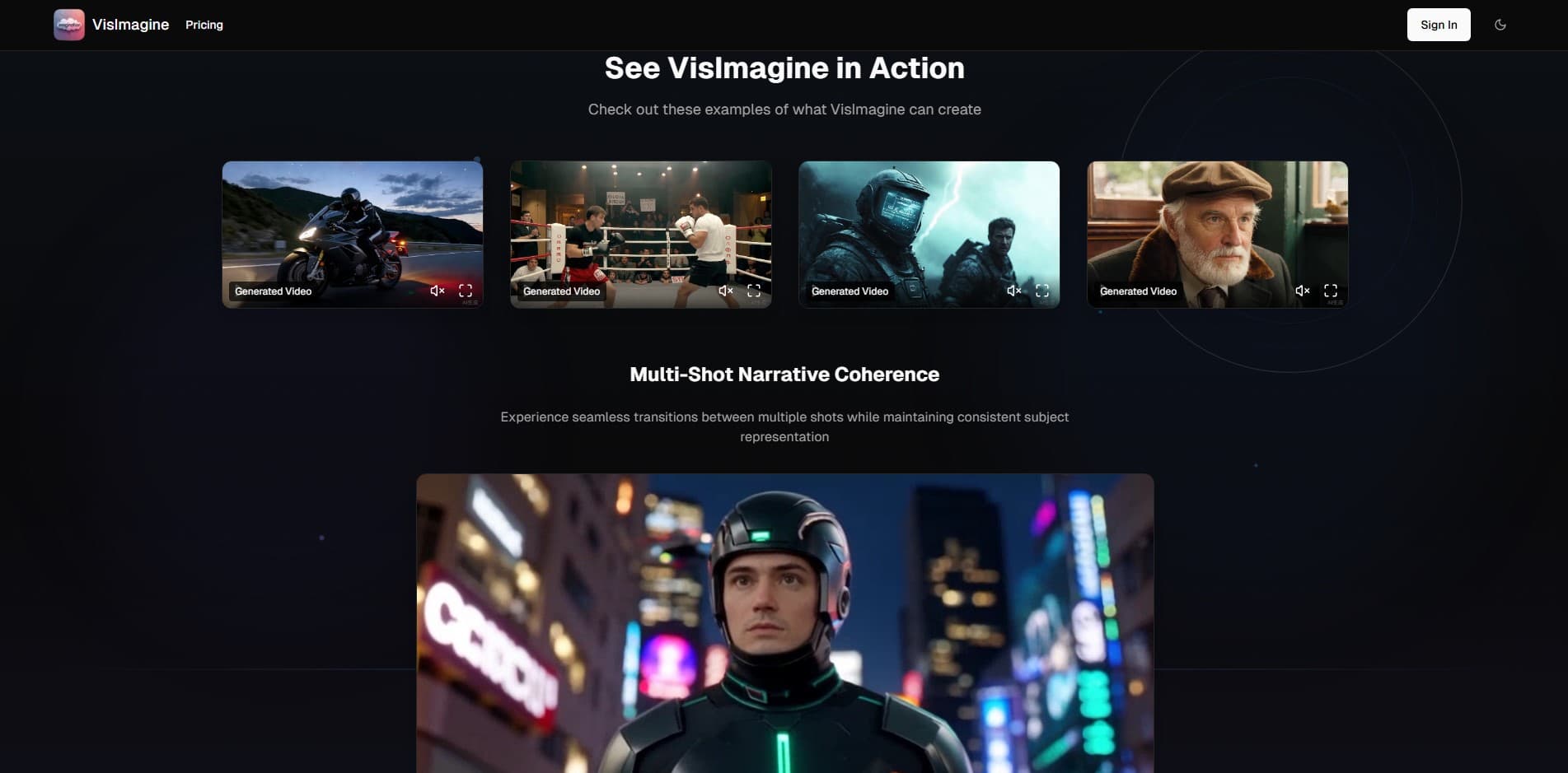 VisImagine — AI Video Creation Platform